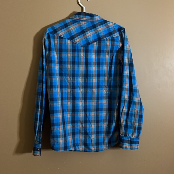 Western style snap down shirt slim fit l2 - Picture 4 of 4